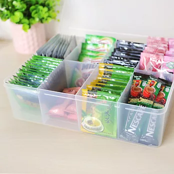 【nicegoods 好東西】好看8格小物收納盒(2入)透明