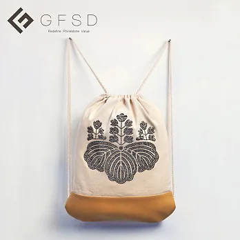 【GFSD】戰國武將家徽-【豐臣秀吉】後背包-礦黑