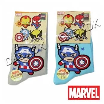 復仇者聯盟 美國隊長 精梳棉童襪(3入)15-18cm (5-8歲)