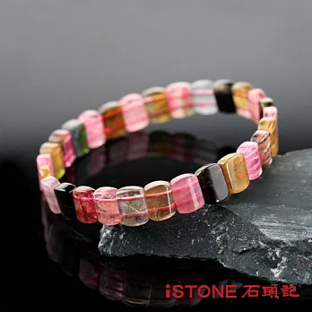 石頭記 珍藏碧璽版型手鍊10.7g