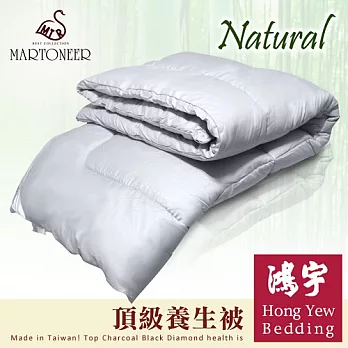 【鴻宇HongYew】MARTONEER系列-頂級竹炭黑鑽養生被/雙人(6x7尺)