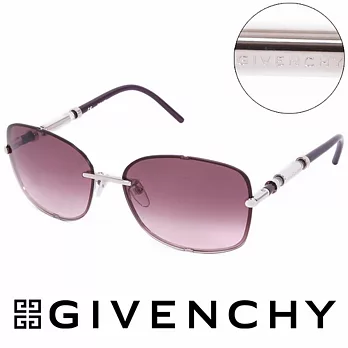 GIVENCHY 法國魅力紀梵希都會玩酷經典造型太陽眼鏡(紫) GISGV4200579