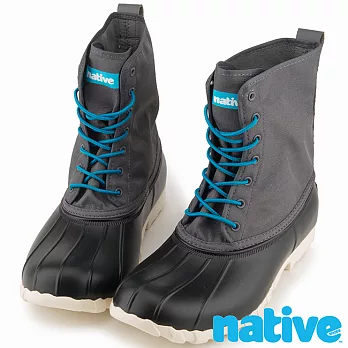 native JIMMY超輕量獵鴨靴(男/女)9黑x柏林灰