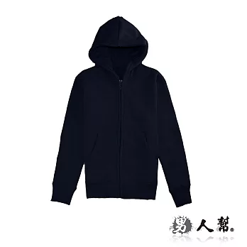 【男人幫】C5137*【素面棉質連帽外套】黑色 S號