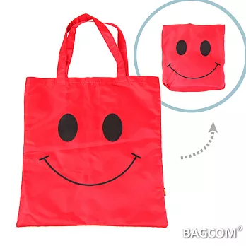 Bagcom Masaki Smile 微笑收納大購物包-大紅