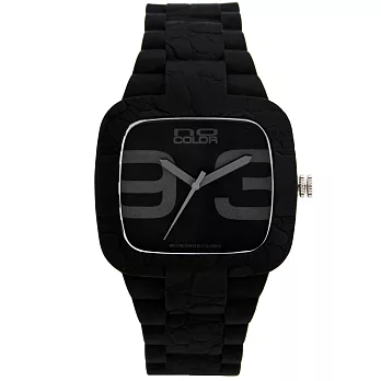 法國進口時尚品牌NO COLOR 經典新潮設計腕錶神祕灰黑