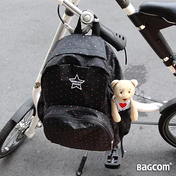 Bagcom Masaki 星點無感隱形後背包-黑
