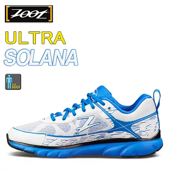 ZOOT SOLANA 頂級極致專業跑鞋 白/經典藍 (男)7.5白/經典藍