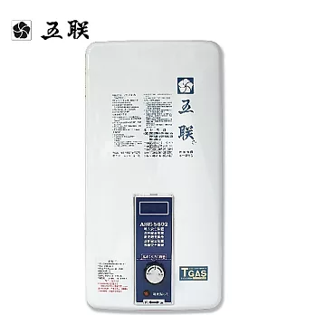 五聯ASE-5602自然排氣屋外抗風型熱水器10L(天然瓦斯)