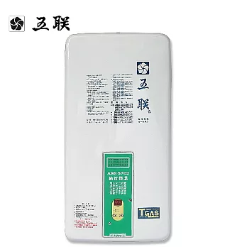 五聯ASE-5702自然排氣屋外數位恆溫熱水器10L(桶裝瓦斯)