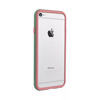 Ozaki O!coat Shock band iPhone 6 4.7吋耐衝擊保護邊框-粉紅/淡綠色
