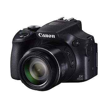 Canon PowerShot SX60 HS (公司貨)+32G記憶卡+原廠電池+專用電池+清保組+小腳架+原廠包+戶外腳架+專用遮光罩+HDMI-