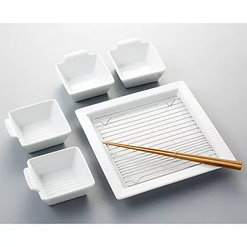 《日式美感》陶瓷分隔式餐盤組‧方型款