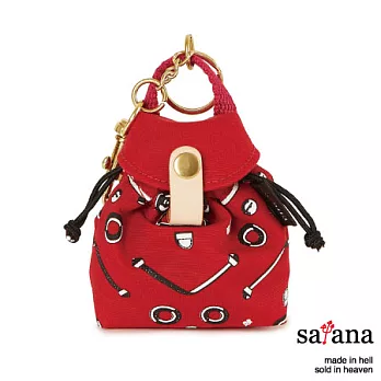 satana - 聖誕驚喜 迷你小背包 - 中國紅