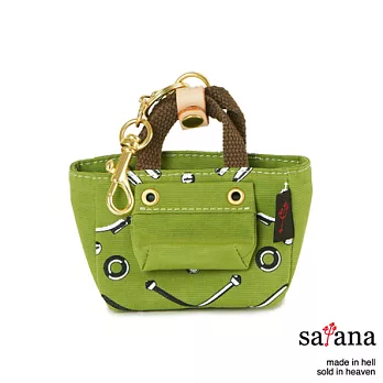 satana - 聖誕驚喜 迷你托特包 - 草綠色
