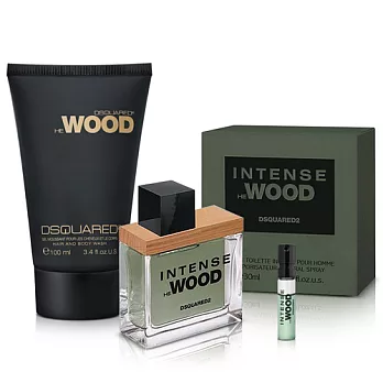 DSQUARED2 HE WOOD 極致男性淡香水(30ml)-送品牌沐浴露100ml&針管