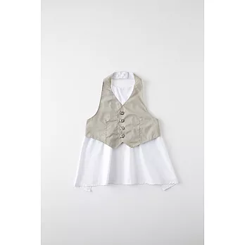 MARLMARL garcon 兒童圍兜 男 (灰)