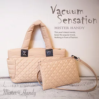 【MH宓詩涵緹】*台灣製造*防潑水*空氣媽媽包-皇家伯爵奶茶(小) *加贈輕便側背包