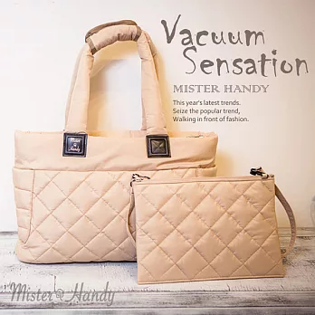 【MH宓詩涵緹】*台灣製造*防潑水*空氣媽媽包-皇家伯爵奶茶 *加贈輕便側背包