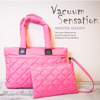 【MH宓詩涵緹】*台灣製造*防潑水*空氣媽媽包-pink lady *加贈輕便側背包