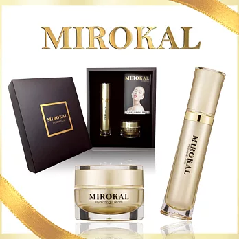【MIROKAL 米羅蔻】玻尿酸原液 + 綺肌霜禮盒組(清爽型)