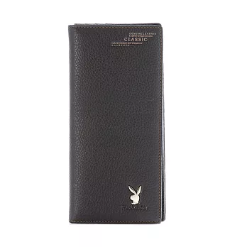 PLAYBOY 紳士兔頭荔枝紋長夾