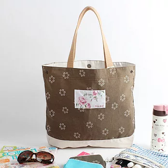 【MH宓詩涵緹】*台灣製造*Tote 概念托特包 - 戀戀珍珠深咖啡
