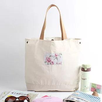 【MH宓詩涵緹】*台灣製造*Tote 概念托特包 - 戀戀珍珠復古米