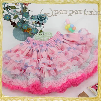 Panpantutu 小公主澎澎裙-小蝴蝶結S粉