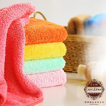 【MACARON 馬卡絨】絲絨潔膚巾晴空藍