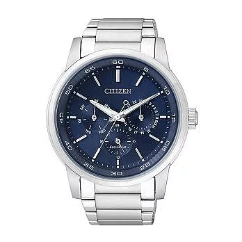 CITIZEN Eco-Drive 光動能雅緻大賞時尚優質腕錶-藍-BU2010-57L