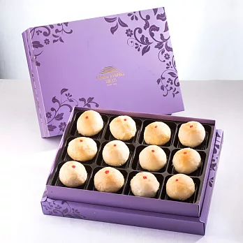 【臻饌】綠豆小月餅12入禮盒(蛋奶素)