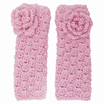 澳洲Huggalugs創意手襪套，編織款Gossamer Lace-Pink