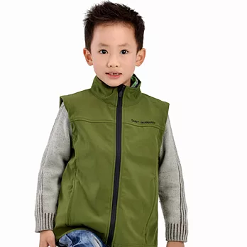 【聖伯納 St.Bonalt】童-多口袋保暖刷毛背心 (2704)M苔藓綠