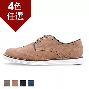 PLAYER 雕花滾邊綁帶休閒鞋(KP98) - 共三色27棕