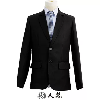 【男人幫】C5305*韓版修身顯瘦【時尚潮流雙釦設計款西裝外套】黑色 S尺寸