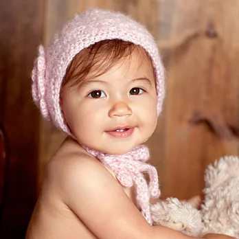 澳洲Huggalugs創意幼童帽Gossamer Lace Bonnet-Pink