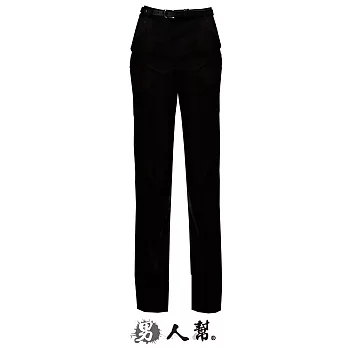 【男人幫】K0422*【全新視點光澤感斜紋中低腰直筒西裝褲】黑色 S尺寸