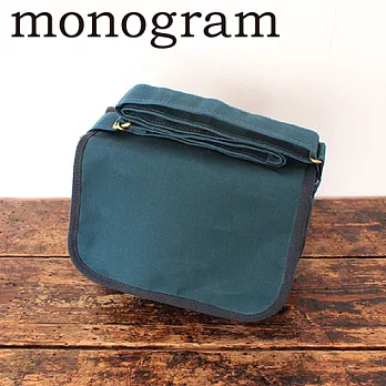 monogram 日本帆布相機包(mini) - 土耳其藍