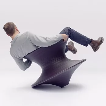 Spun 轉吧虹彩陀螺椅(暗紫)