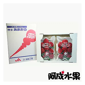【阿成水果】日本空運福岡草莓3盒(7~9粒/約280g/盒)