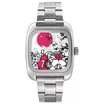 REX 流行不敗時尚腕錶 Colouring 系列花好月圓