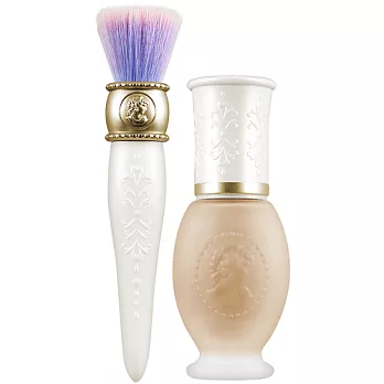 LADUREE 糖霜淨透粉底液(30ml)+典藏粉底刷#10