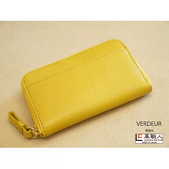 LF革職人 ● VERDEUR零錢包檸檬黃