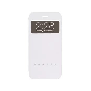 Ozaki O!coat Hel-ooo iPhone 6 Plus ( 5.5 ") 可視智能側翻保護殼-白色