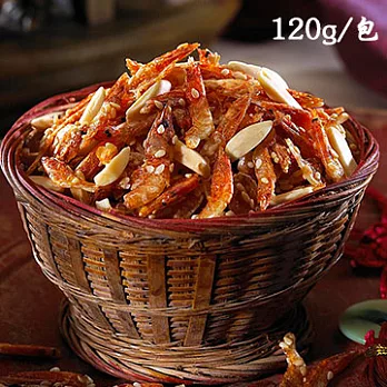 淇昌水產 杏仁調味櫻花蝦 120g/包包