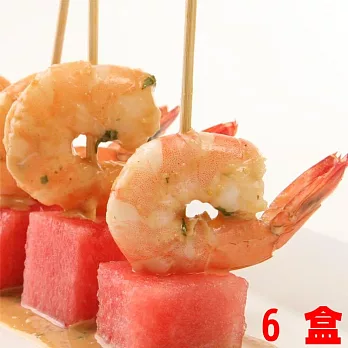 【好神】凍鮮熟白蝦6盒組(250g/盒)