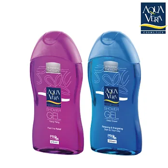 2入組【土耳其 AQUAVERA】柔潤沐浴膠_依蘭花+海藻精華315ml*2