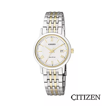 CITIZEN 星辰Eco Drive都會自信時尚設計腕錶EW1584-59A