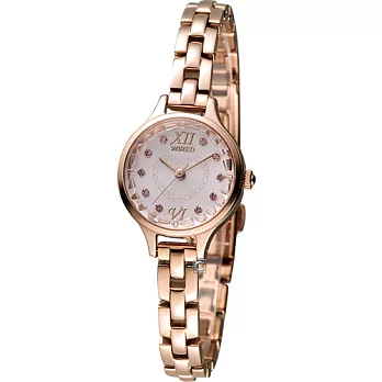 ALBA WIRED香氛優雅淑女腕錶 1N01-X216K(AC3V06X1)玫瑰金色